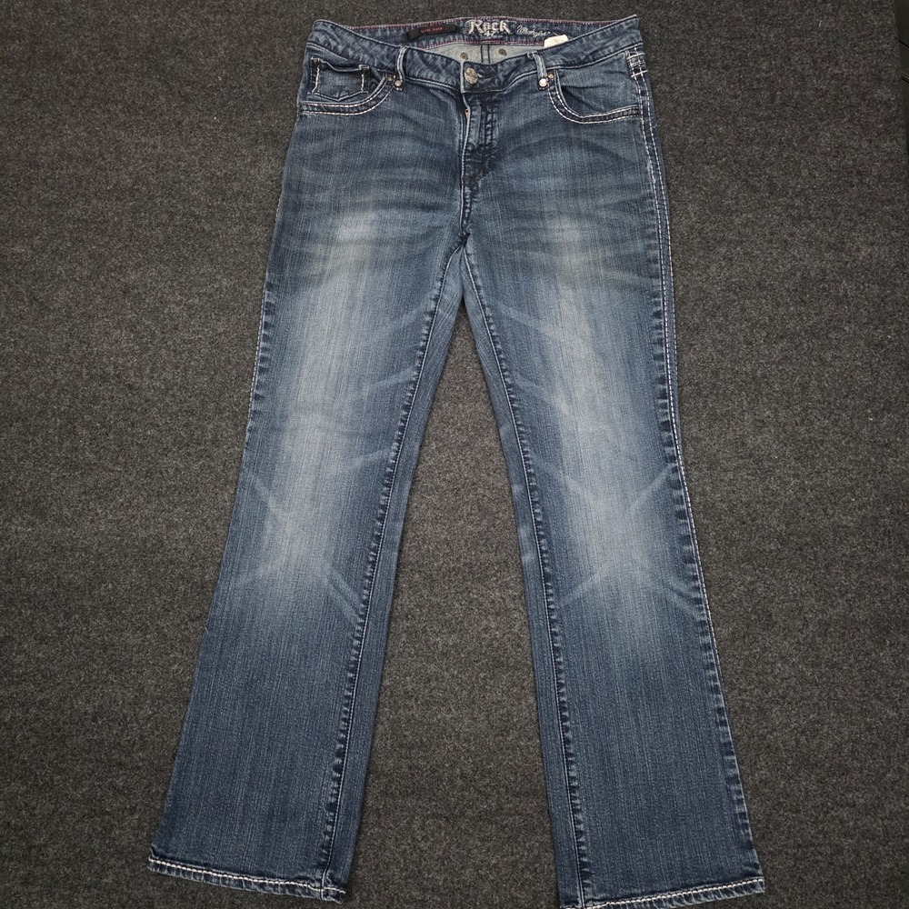 Wrangler Rock 47 Women's 11x32 Low Rise Bootcut Denim Jeans Western Cowgirl